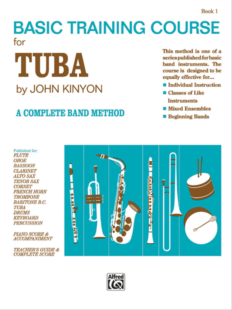 John Kinyon's Basic Training Course, Book 1 Concert Band Methods scores gallery preview page 1