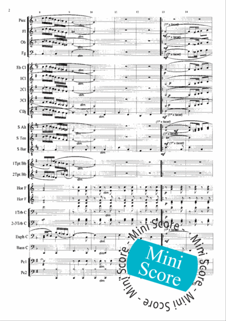 Al Centenario Concert Band scores gallery preview page 6