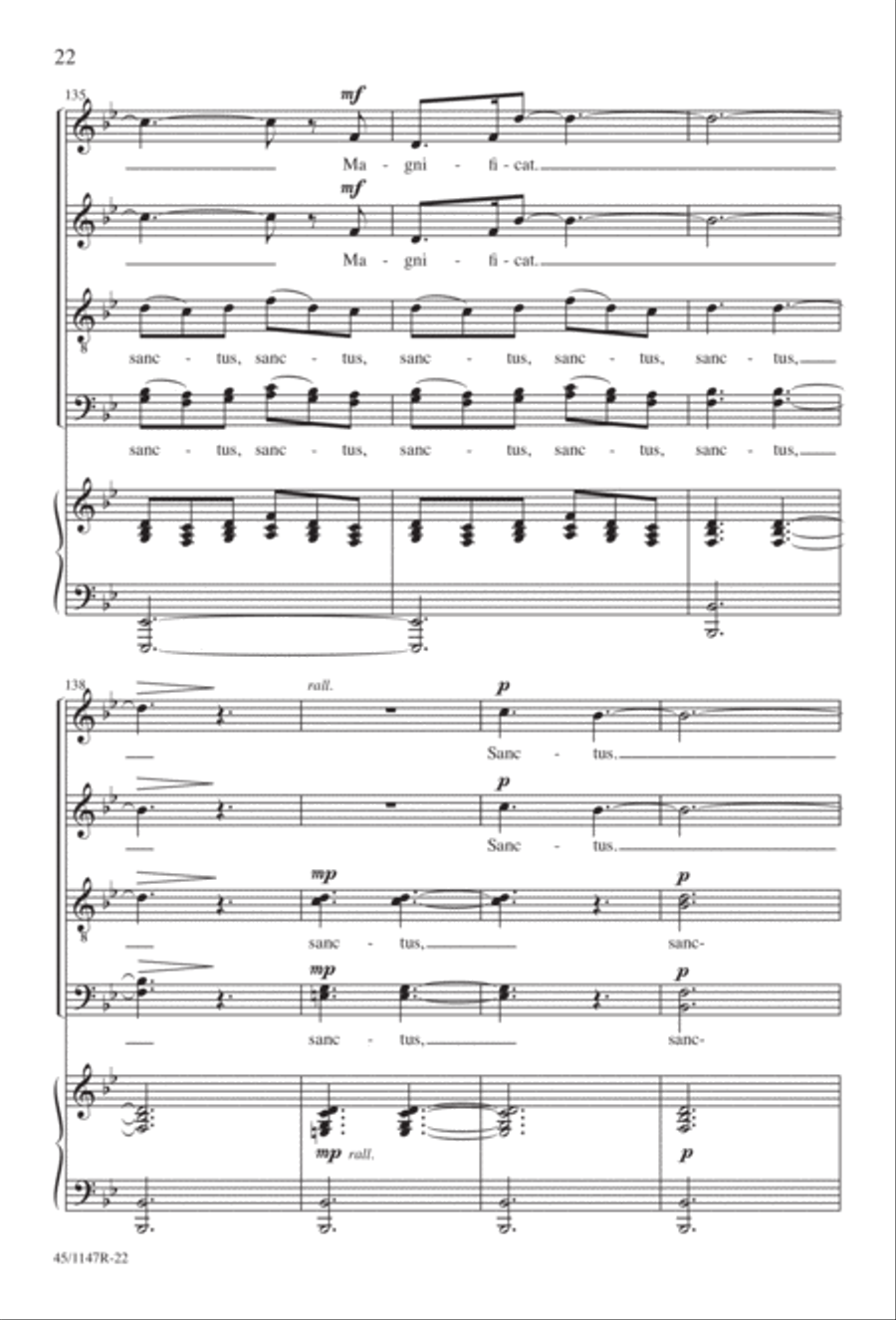 Magnificat Magnificat Divisi scores gallery preview page 23