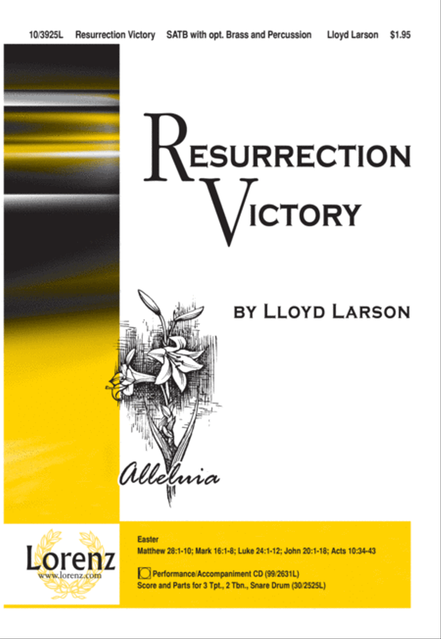 Resurrection Victory 4-Part scores gallery preview page 1