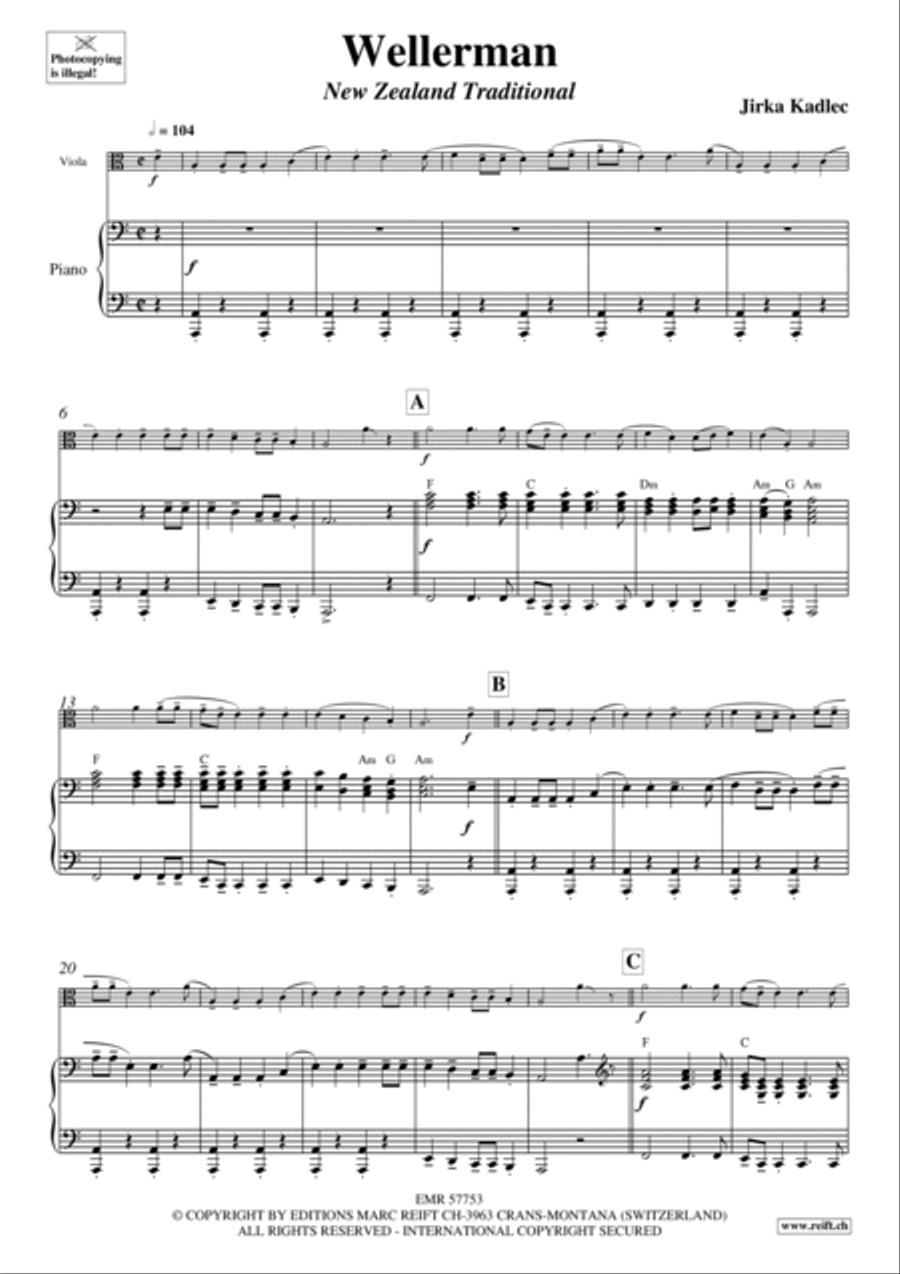 Wellerman Piano Accompaniment scores gallery preview page 5