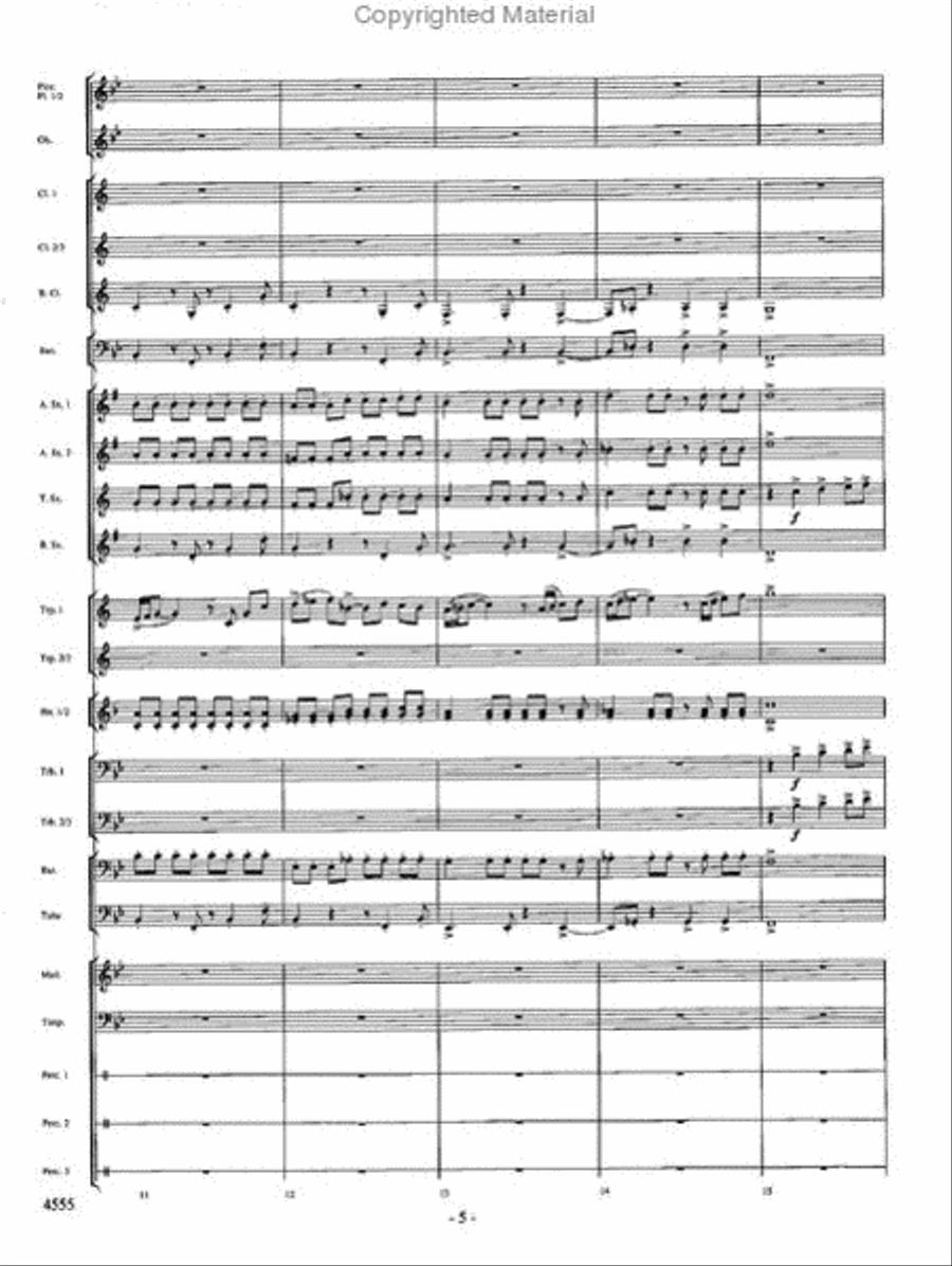 Beyond the Higher Skies Concert Band scores gallery preview page 4