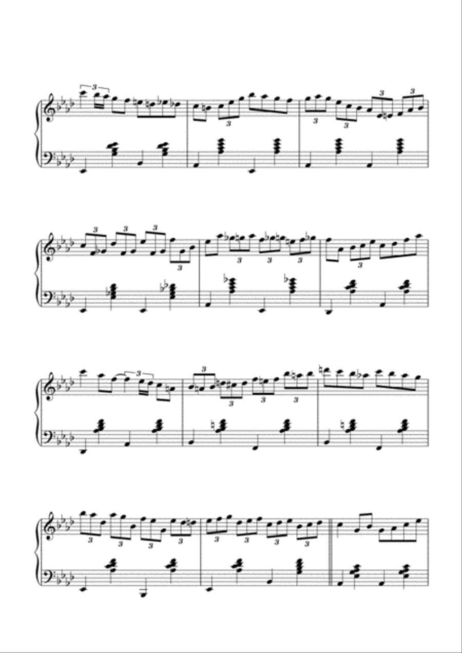 L-O-V-E Piano Solo scores gallery preview page 5