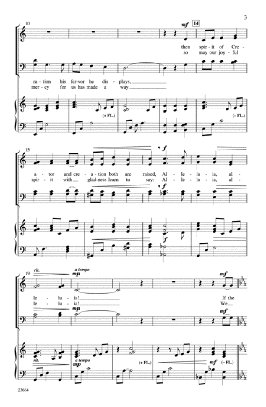 Canticle of Praise Canticle of Praise 4-Part scores gallery preview page 3