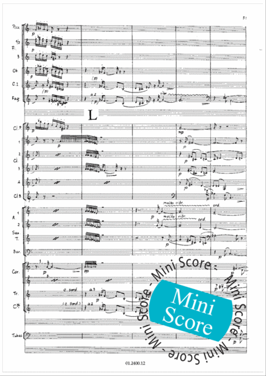 Aratoro I Aratoro I Concert Band scores gallery preview page 55