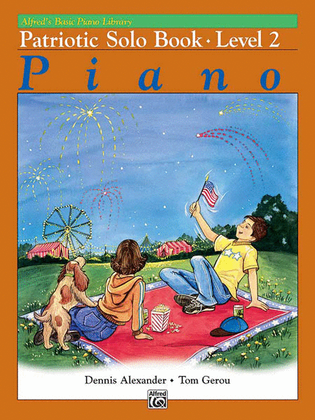 Book cover for Alfred's Basic Piano Course Patriotic Solo Book, Level 2