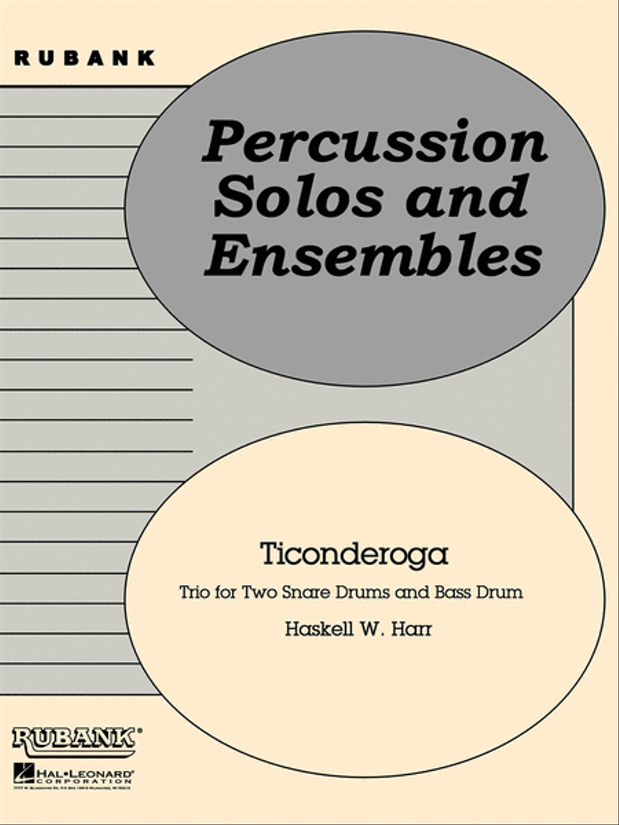 Ticonderoga Ticonderoga Percussion Ensemble scores gallery preview page 1