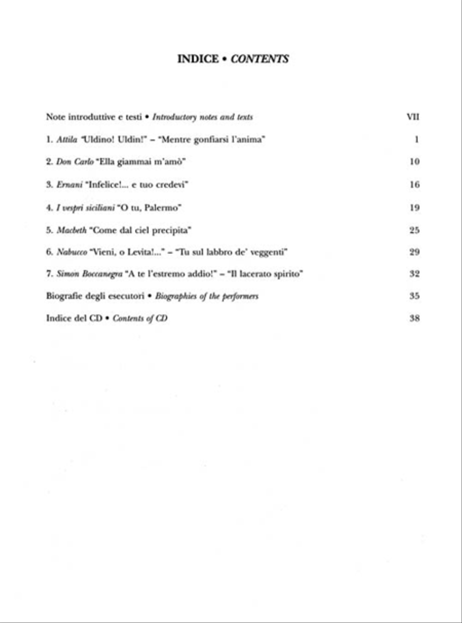 Verdi Arias for Bass Voice Solo scores gallery preview page 4
