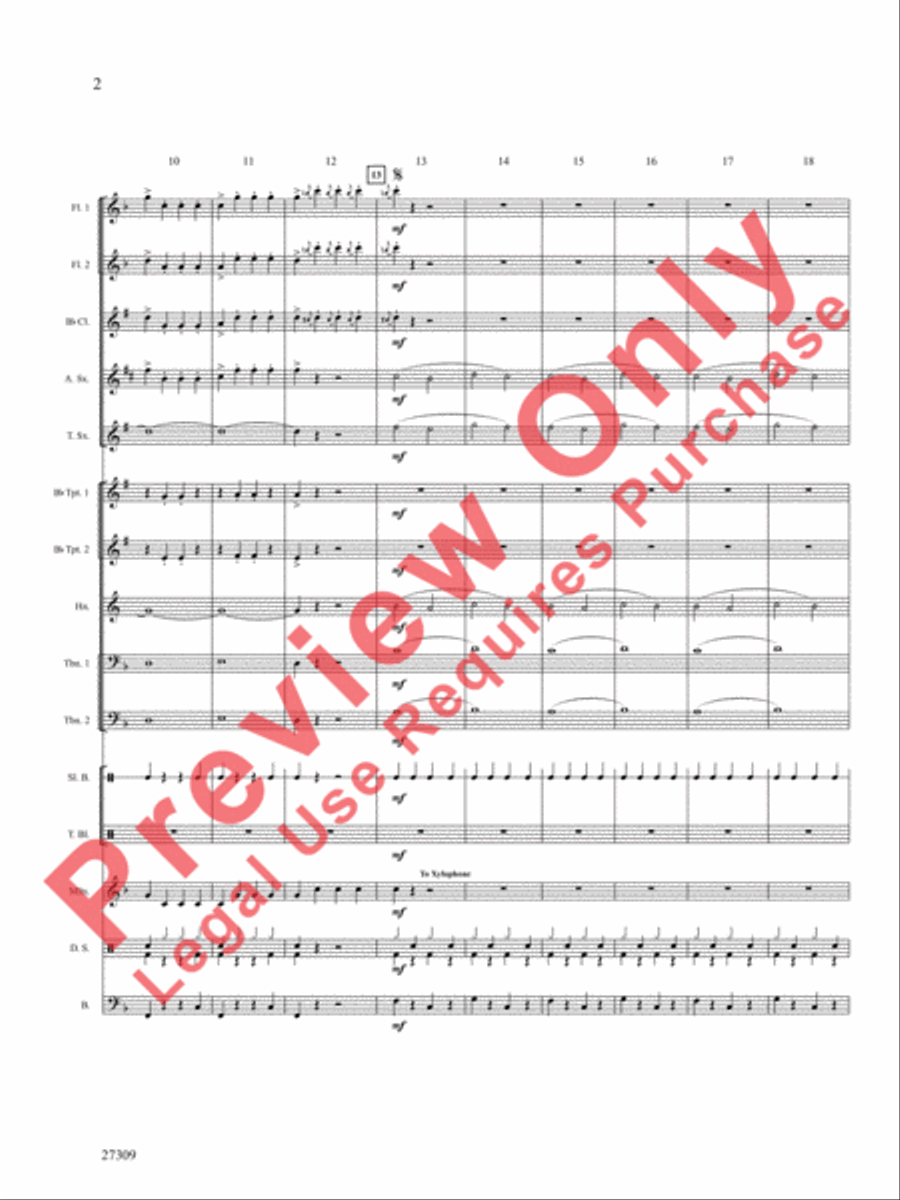 Sleigh Ride Choir scores gallery preview page 3