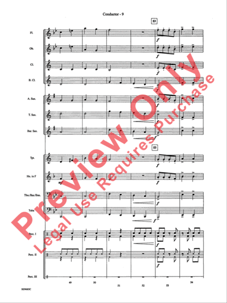 Christmas in Mexico Christmas in Mexico Concert Band scores gallery preview page 11