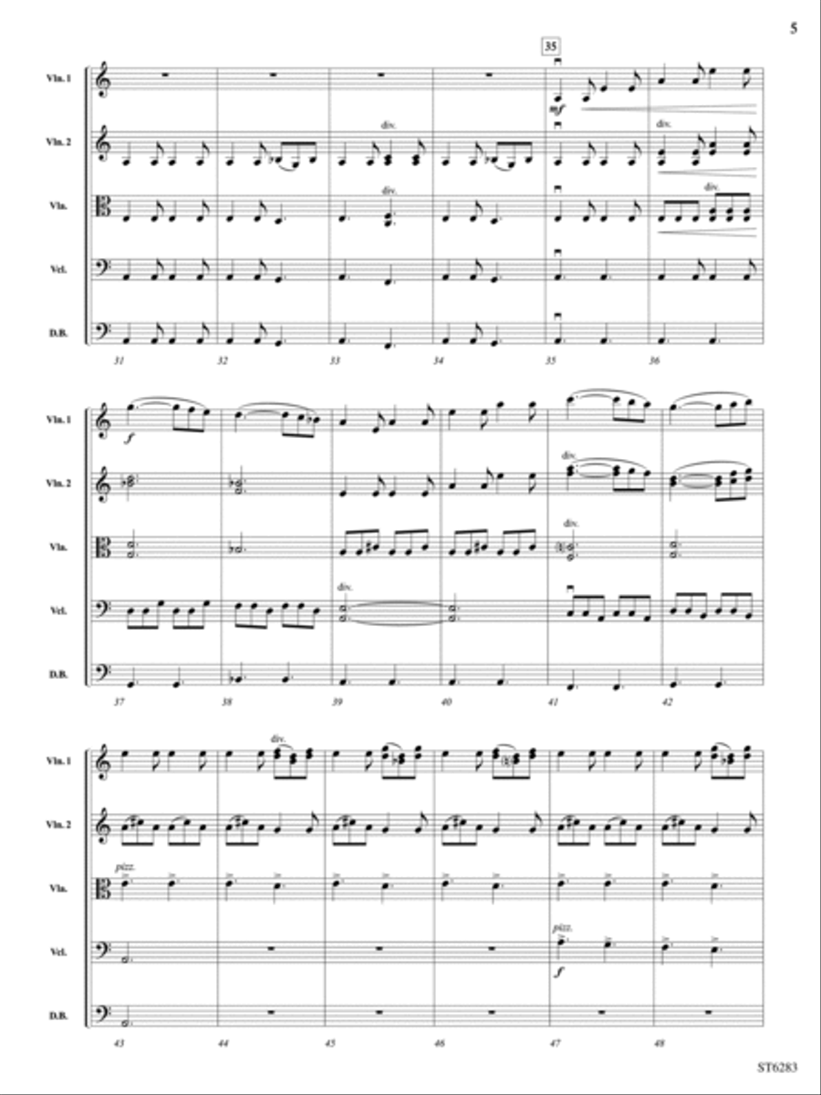 Orion and the Scorpion: Score String Orchestra scores gallery preview page 5