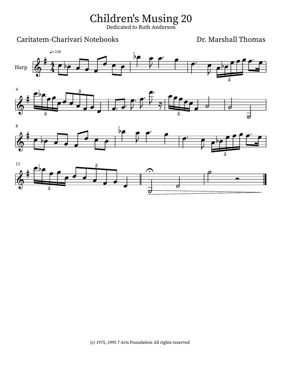 Children's Musing 20 Small Ensemble scores gallery preview page 3