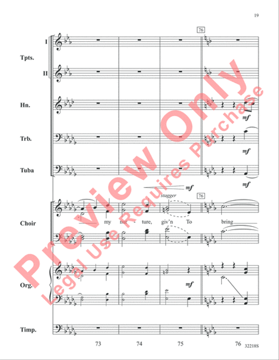 Awake, My Heart Choir scores gallery preview page 20