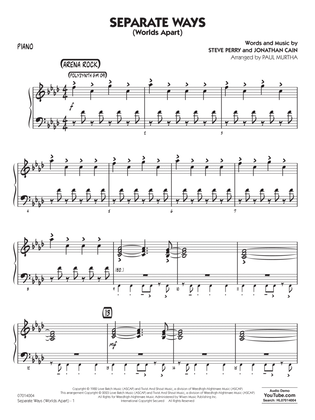 Book cover for Separate Ways (Worlds Apart) (arr. Paul Murtha) - Piano