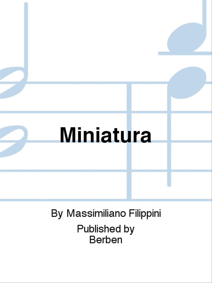 Miniatura Miniatura Chamber Music scores gallery preview page 1