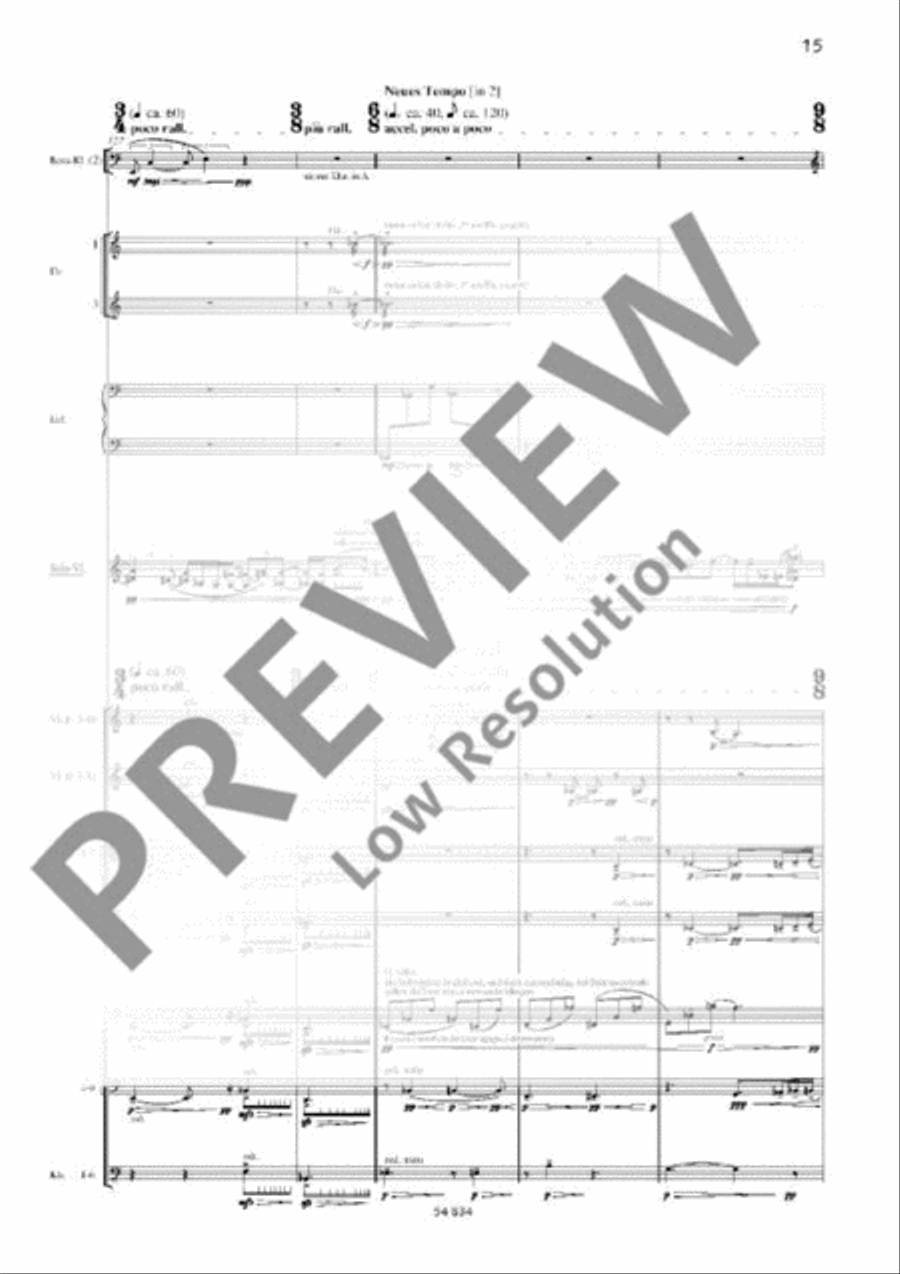 Violin Concerto Orchestra scores gallery preview page 18