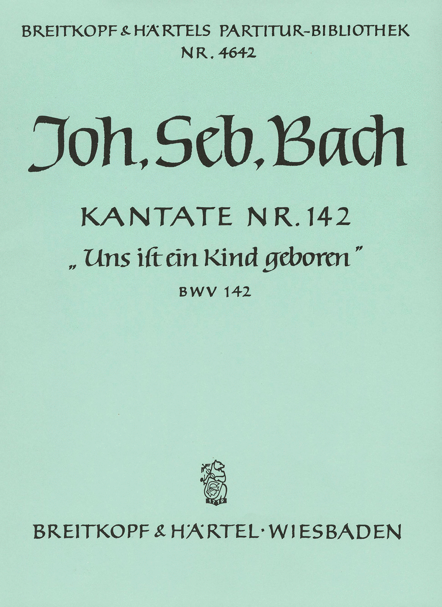 Cantata BWV 142 “Uns ist ein Kind geboren” ATB scores gallery preview page 1