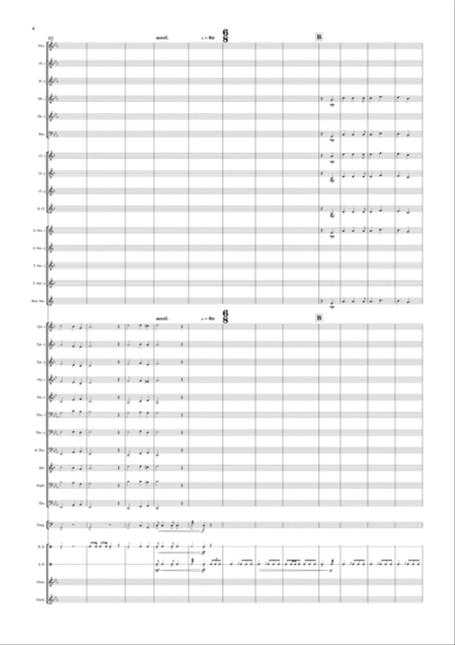 Eulogy Eulogy Concert Band scores gallery preview page 6