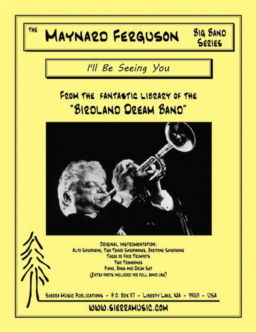 I'll Be Seeing You Big Band scores gallery preview page 1