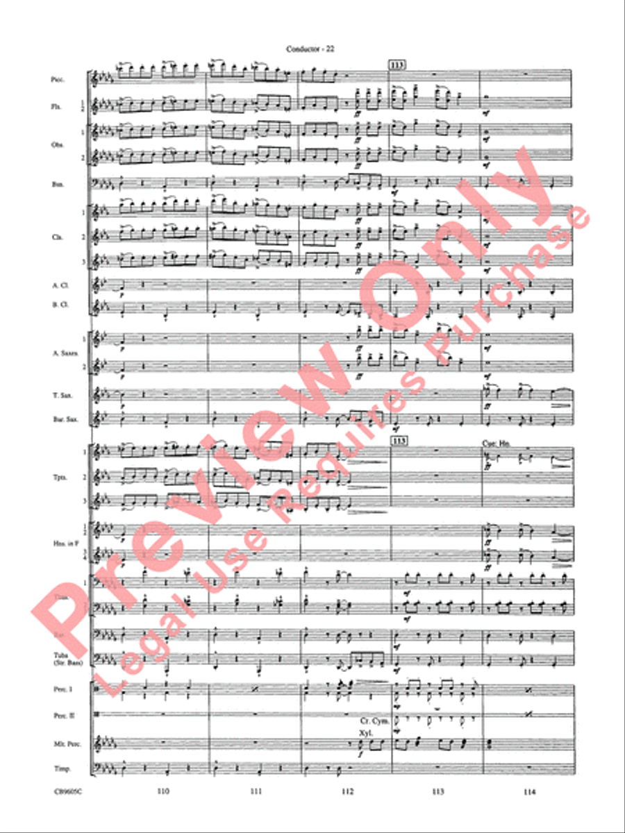 The Symphonic Gershwin The Symphonic Gershwin Concert Band scores gallery preview page 26
