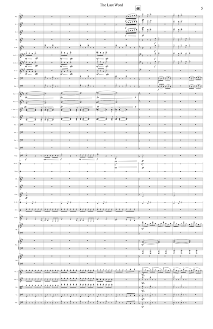 The Last Word Small Ensemble scores gallery preview page 5
