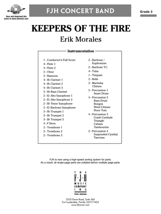 Keepers of the Fire: Score