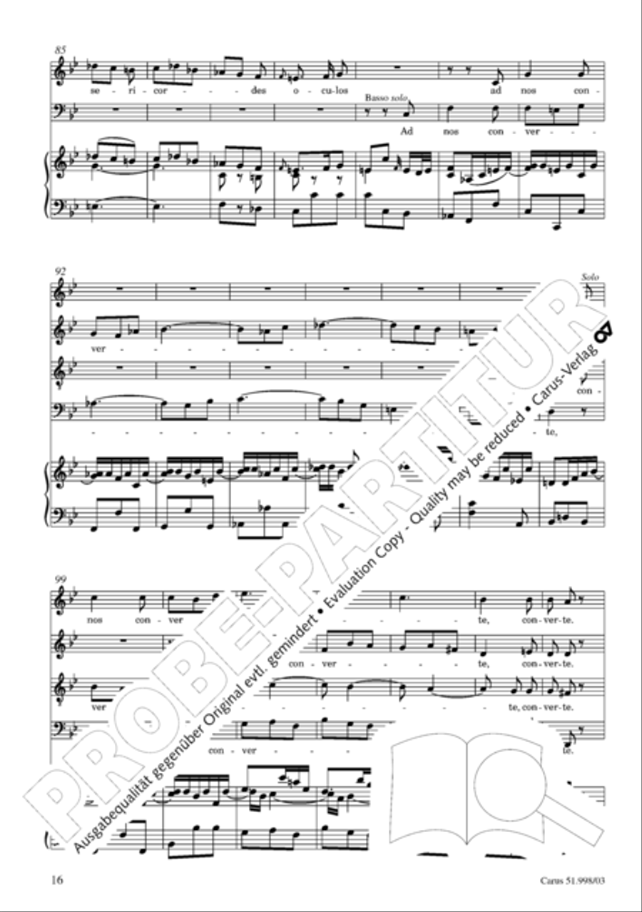 Salve Regina in g Salve Regina in g 4-Part scores gallery preview page 17