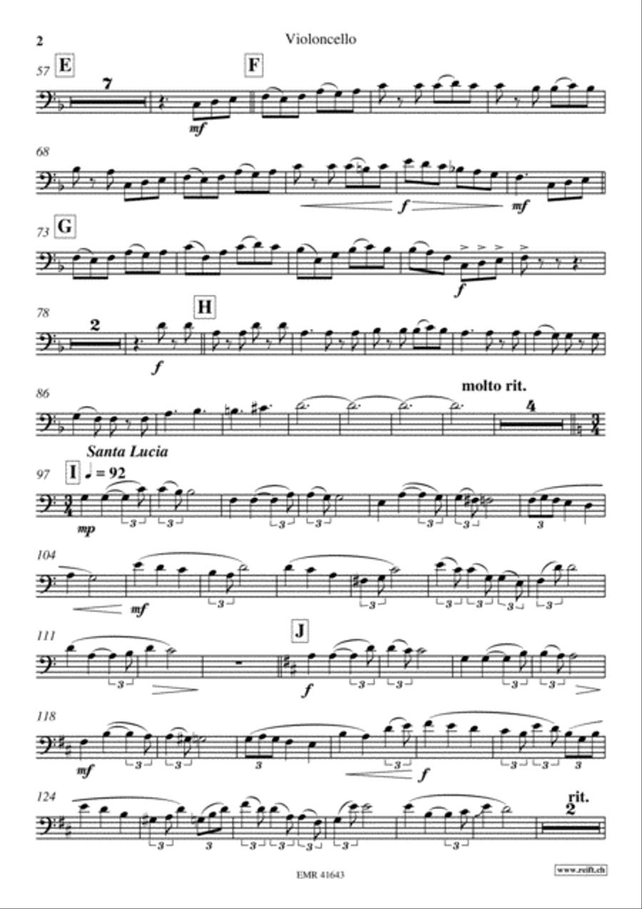 Greetings From Italy Piano Accompaniment scores gallery preview page 3
