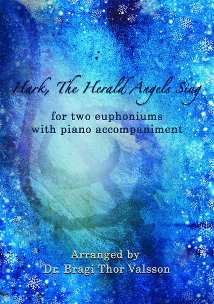 Hark, The Herald Angels Sing - two Euphoniums with Piano accompaniment image number null