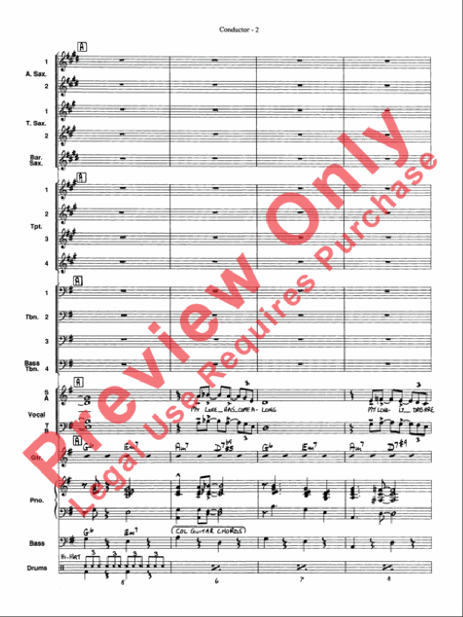 At Last Jazz Ensemble scores gallery preview page 4