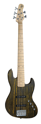 Element 5 Electric Bass with Yellow Burst Finish