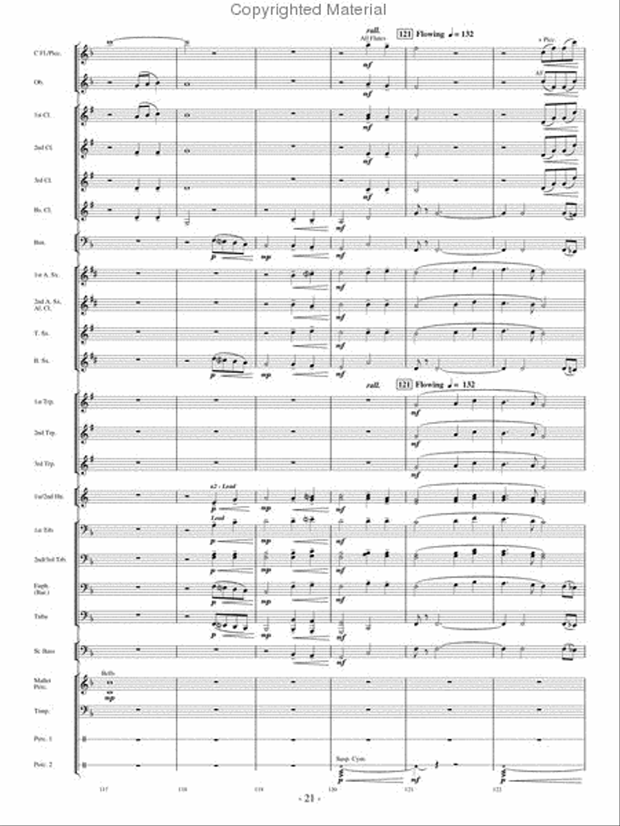 Flight of Valor Concert Band scores gallery preview page 20