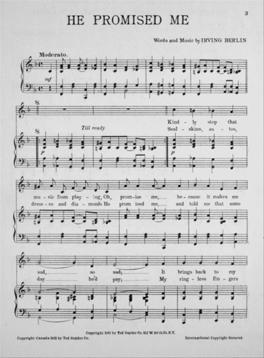 He Promised Me Voice scores gallery preview page 2