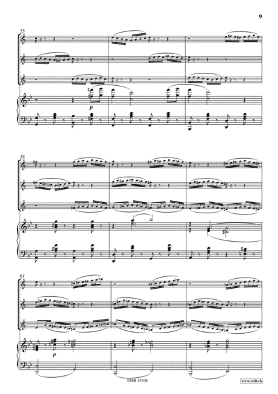 Moto Perpetuo Trumpet Trio scores gallery preview page 10