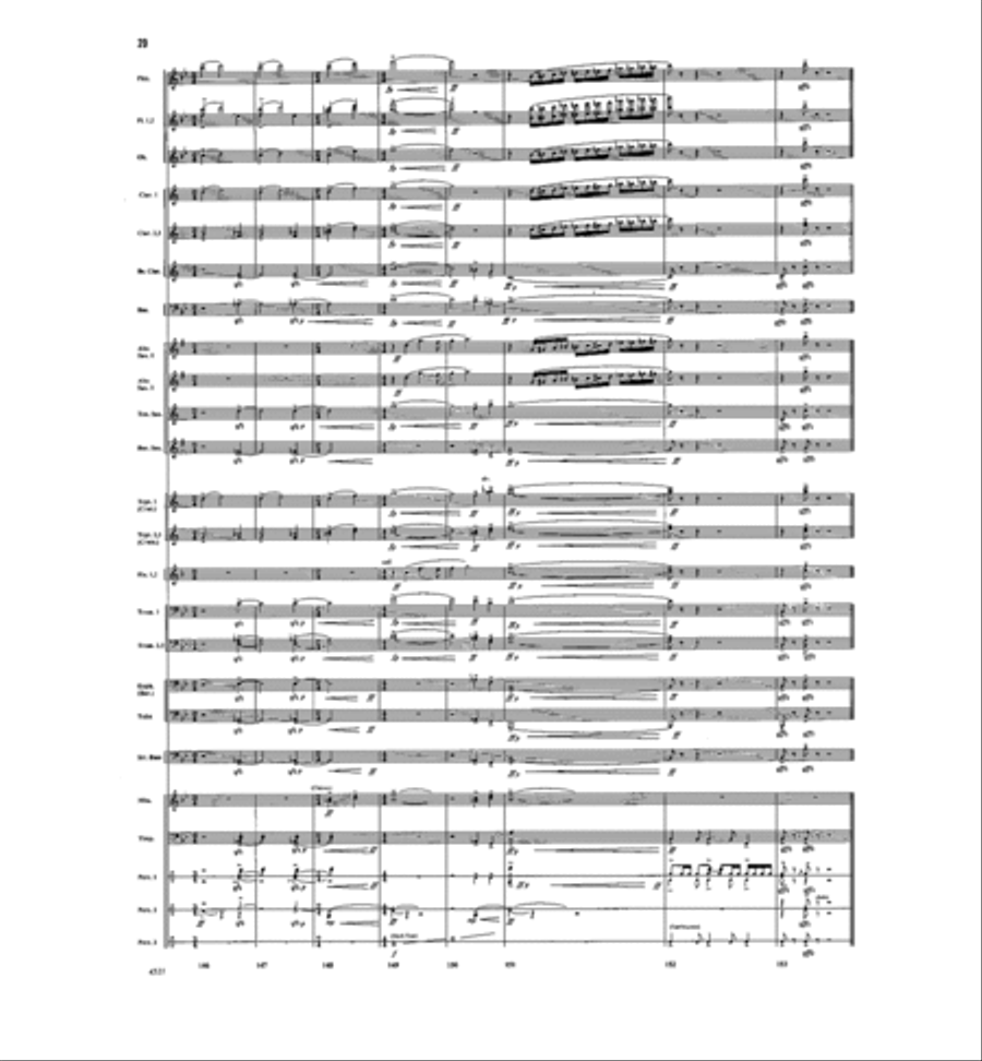 Hopetown Holiday Concert Band scores gallery preview page 20