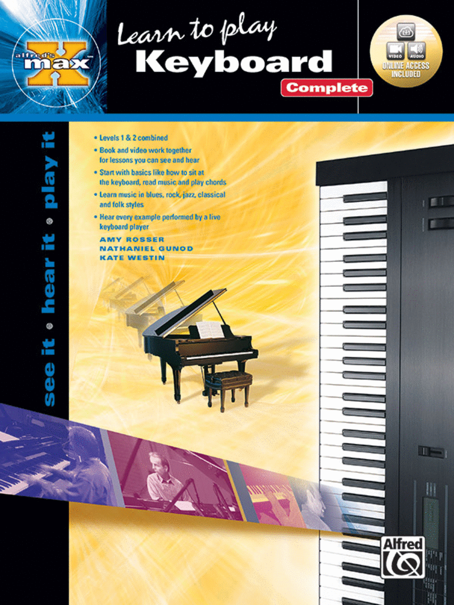 Alfred's MAX Keyboard Complete Piano Method scores gallery preview page 1