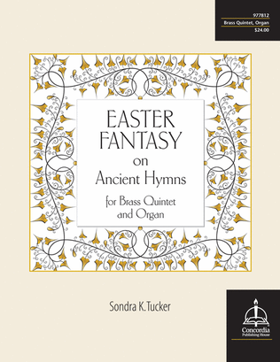 Book cover for Easter Fantasy on Ancient Hymns for Brass Quintet and Organ