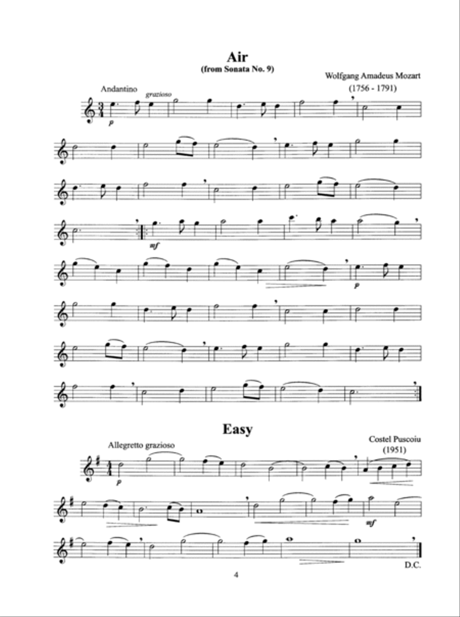 Solo Pieces for the Beginning Treble/Alto Recorder Alto Recorder scores gallery preview page 5