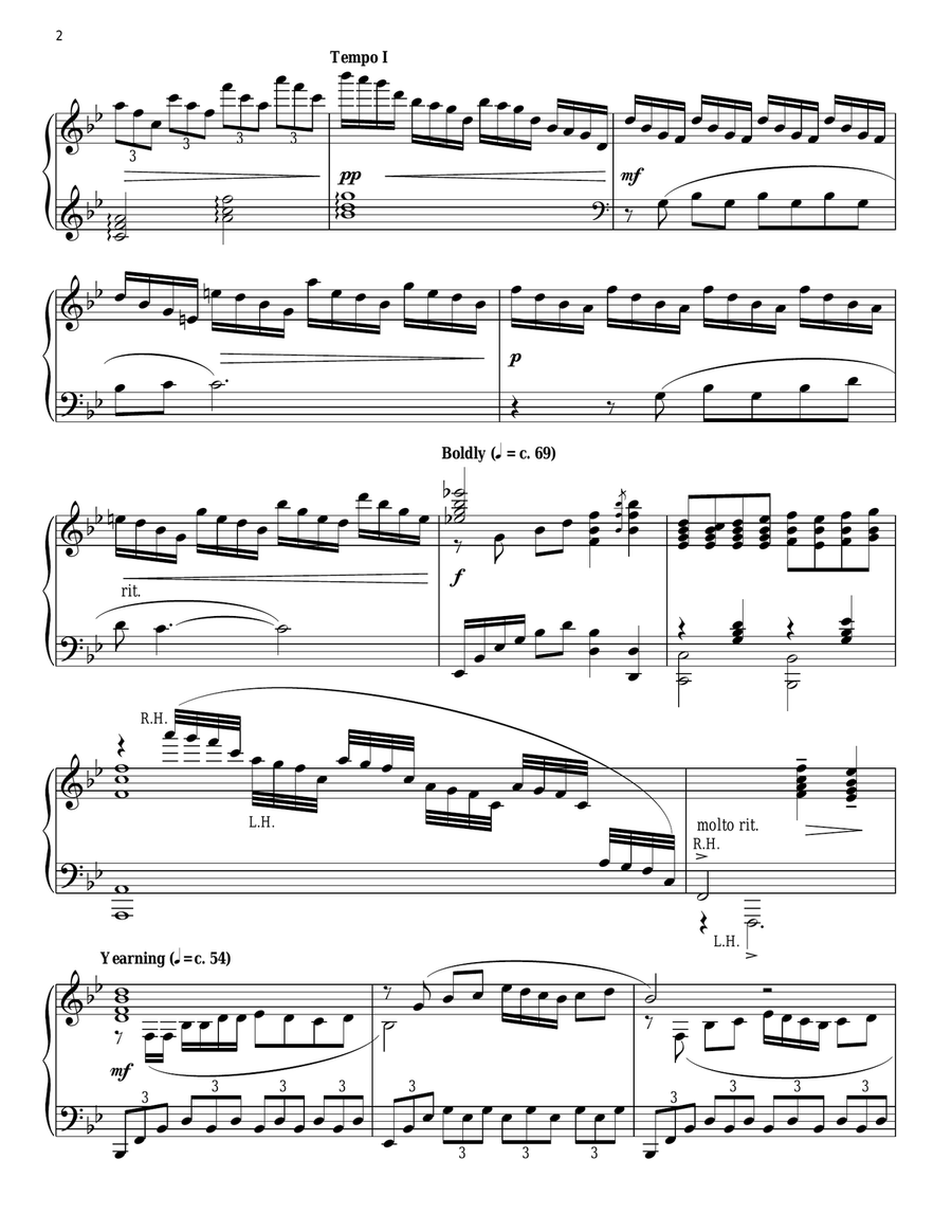 Rocket Man (I Think It's Gonna Be A Long Long Time) [Classical version] (arr. Phillip Keveren) Piano Solo scores gallery preview page 2