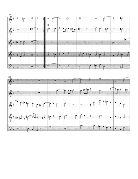 Pavan Lord Canterbury (arrangement for 5 recorders)