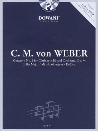 Book cover for C.M. von Weber - Concerto No. 2, Op. 74 in Eb Major