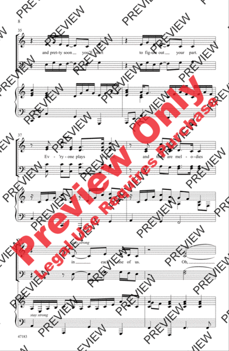 Glorious 4-Part scores gallery preview page 8