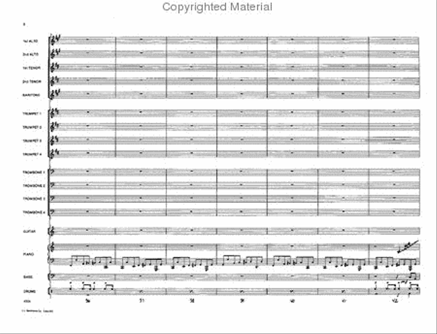 Piano Power Jazz Ensemble scores gallery preview page 7