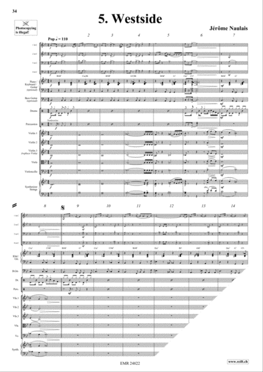 Play With Your Band Volume 4 Woodwind Quartet scores gallery preview page 9