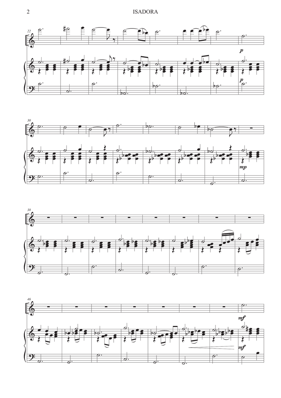 Isadora Flute Solo scores gallery preview page 4