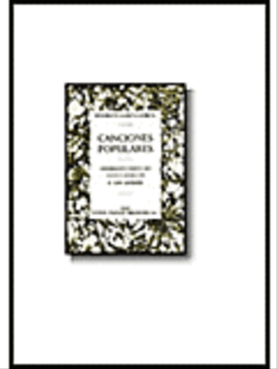 Canciones Populares Acoustic Guitar scores gallery preview page 1