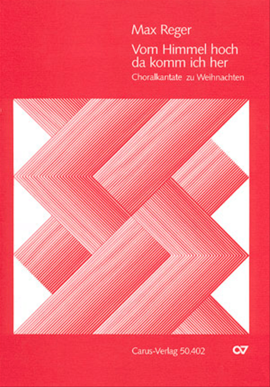 From heav'n above to earth I come (Vom Himmel hoch, da komm ich her) SSAA scores gallery preview page 1