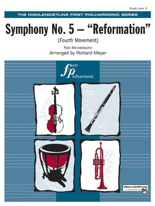Book cover for Symphony No. 5 Reformation (4th Movement)