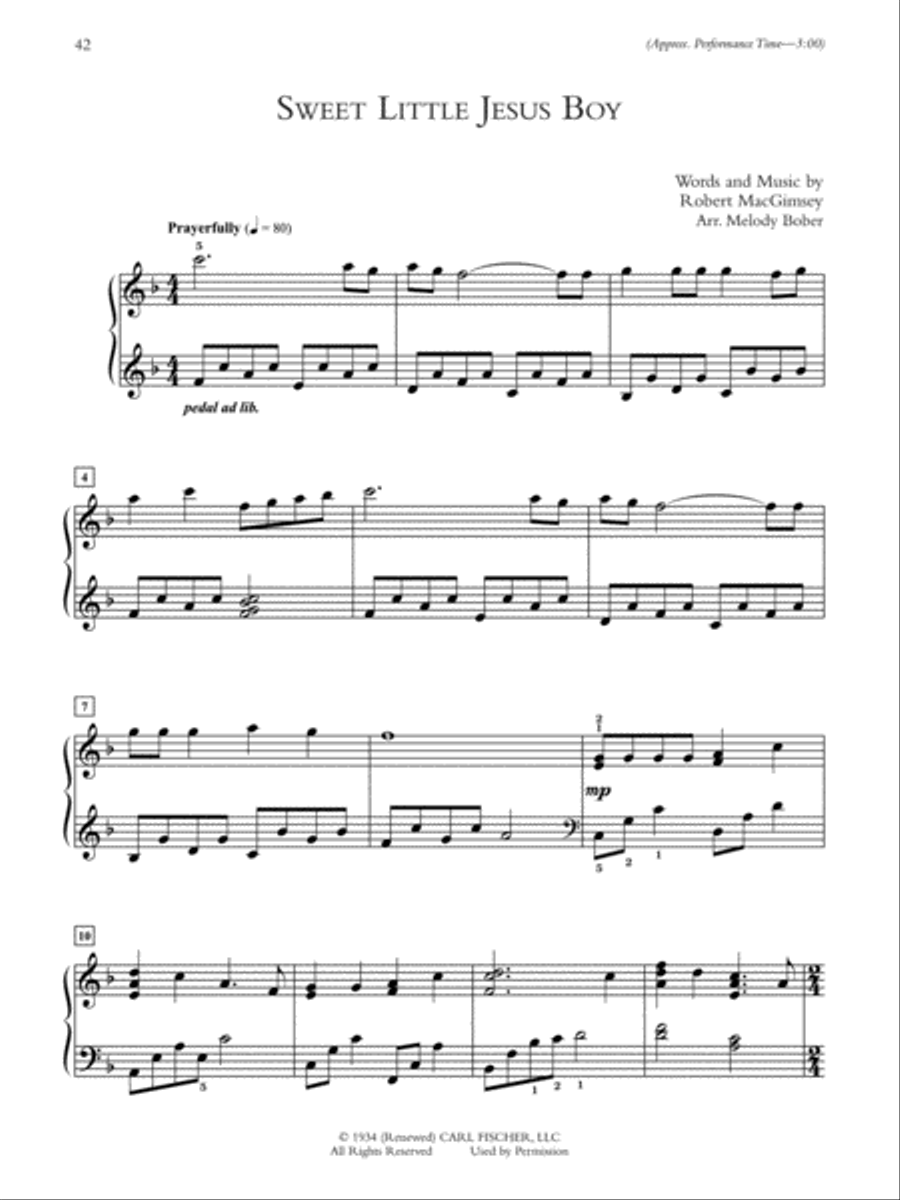 A Contemporary Christmas Piano Solo scores gallery preview page 5