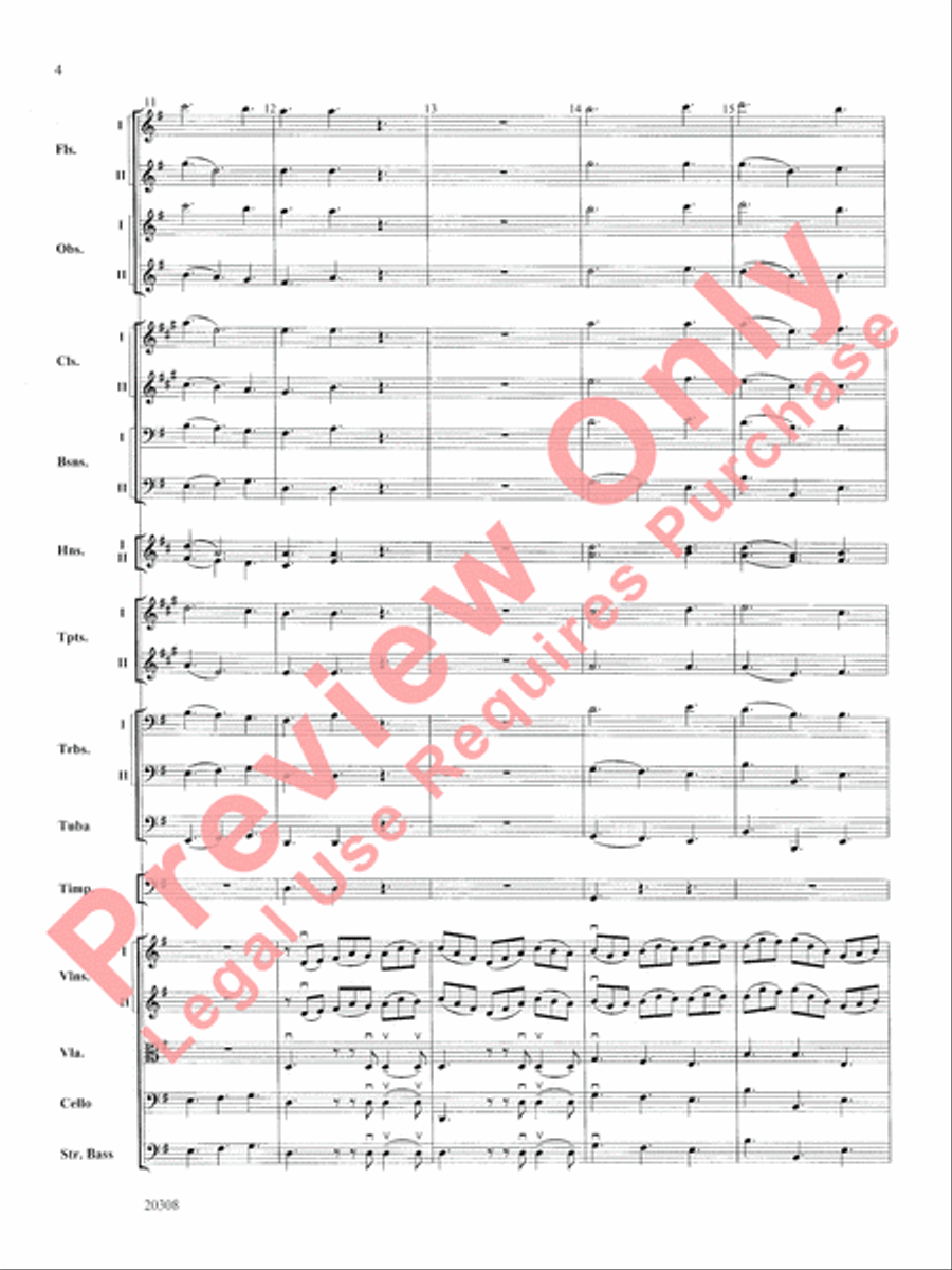Jesu, Joy of Man's Desiring Full Orchestra scores gallery preview page 5